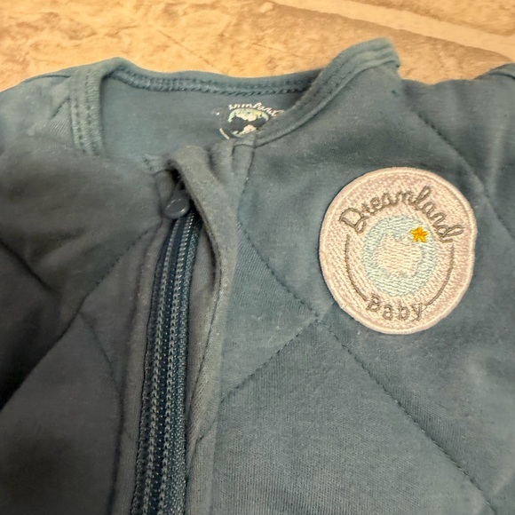 Dreamland Baby Weighted Sleep Sack in Ocean Blue - Picture 3 of 5